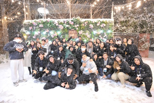 International students participating in the 2022 Farewell Party for International Students held in Naju on December 22 / Photo: Office of International Affairs