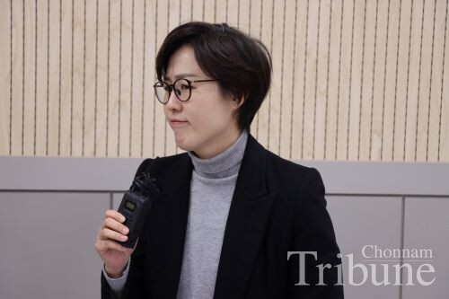 Kim Hyun-ji, the director of documentary movie 
