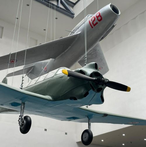 An Aircraft from Korean history in the War Memorial of Korea