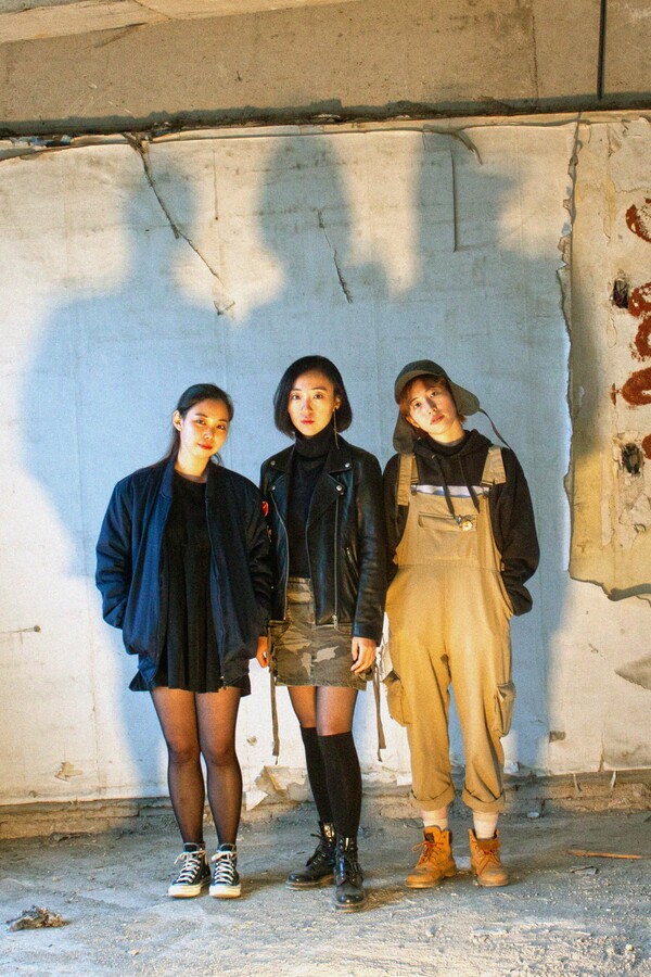 (from left) Yang Chae-eun, Moon Da-eun, and Do Min-ju