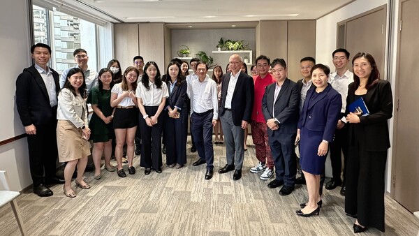 With people in Deacons at the end of internship