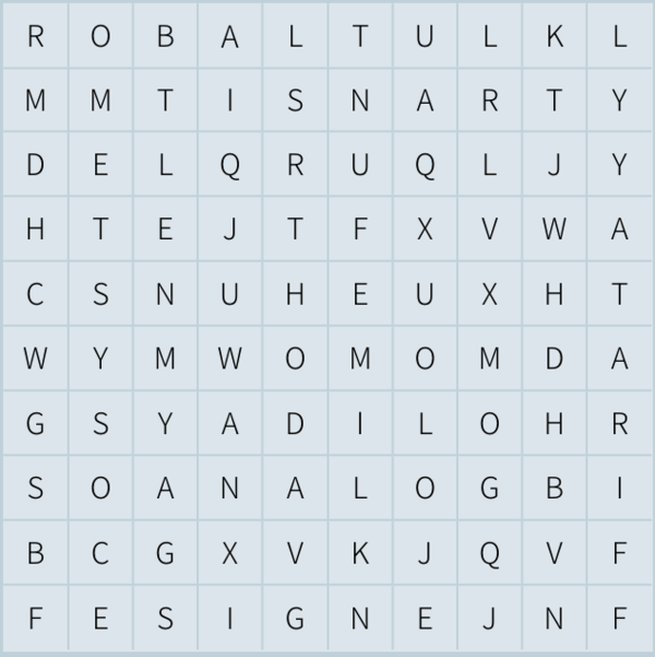 Puzzle: word search game